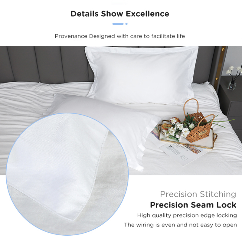 80*80 Cotton gun satin hotel pillowcase